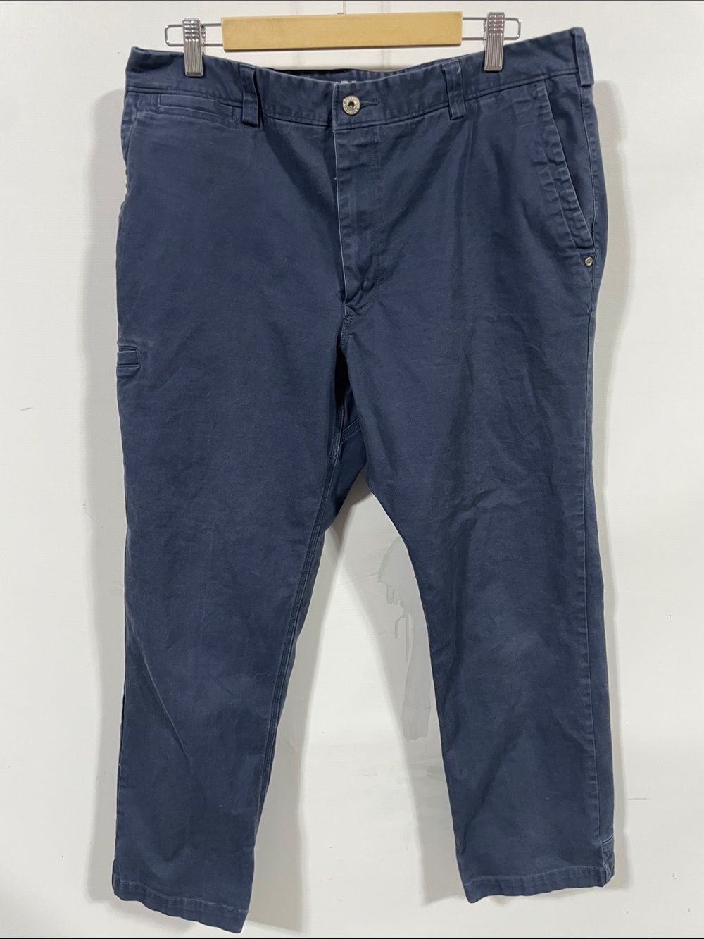Duluth Trading Co Navy Cotton Chinos